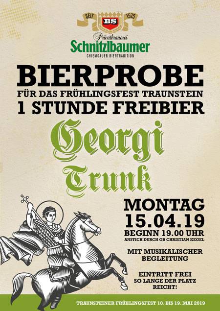 Bierprobe für das Frühlingsfest Traunstein 1