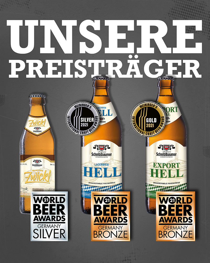 Auszeichnungen bei Meiningers Craftbeer Award 2021 und bei den World Beer Awards 2021 3